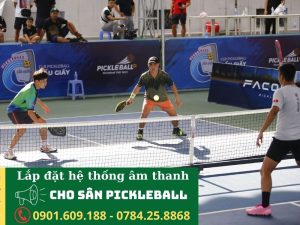 Lắp đặt âm thanh cho sân Pickleball