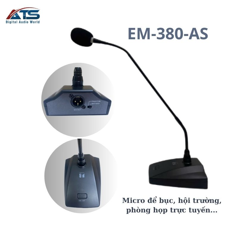 Micro cổ ngỗng TOA EM-380